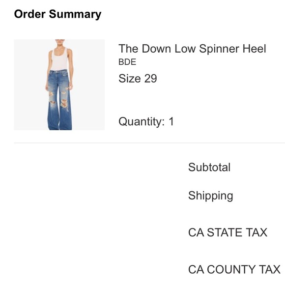 Mother Denim
Downlow Spinner Heel Straight Leg Jeans - Picture 2 of 12